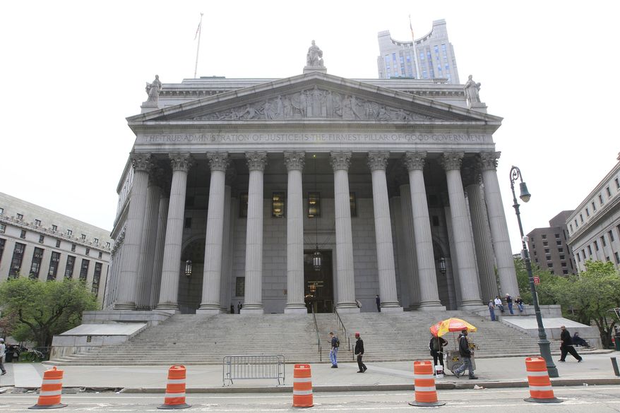 The Supreme Court building in New York, New York is seen here on May 3, 2011. (Associated Press)