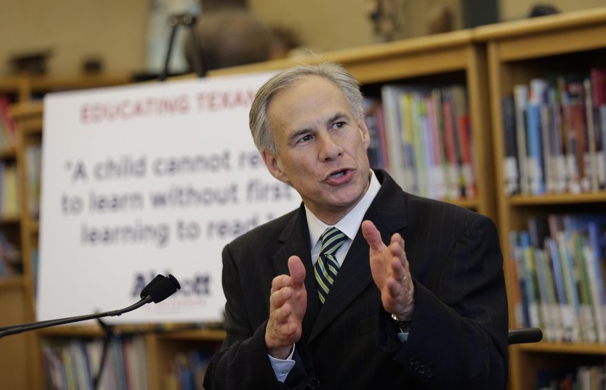 File - In this April 2, 2014 file photo, Attorney General and Republican gubernatorial candidate Greg Abbott speaks in San Antonio. Attorney General Greg Abbott has decided previously that the state doesn&#39;t have to disclose what potentially dangerous chemicals plants around Texas store. But he now clarifies that ordinary Texans are free to ask the plants on their own. (AP Photo/Eric Gay, File)