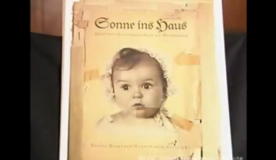A photo of 6-month-old Hessy Taft was widely circulated in Nazi propaganda in the 1930s as a poster child for what the ideal Aryan baby should look like. The only problem? Hessy is Jewish. (USC Shoah Foundation v ia YouTube)