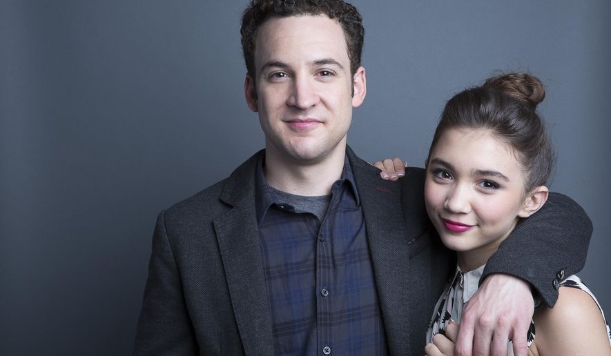 In this Monday, June 23, 2014, file photo, actors Ben Savage, left, and Rowan Blanchard, from the upcoming Disney Channel series &amp;quot;Girl Meets World&amp;quot; pose for a portrait, in New York. Savage reprises his role of Cory Matthews; and Blanchard plays his 12-year-old daughter Riley on the series.  It’s a spinoff of the comedy “Boy Meets World.”  (Photo by Amy Sussman/Invision/AP) ** FILE **