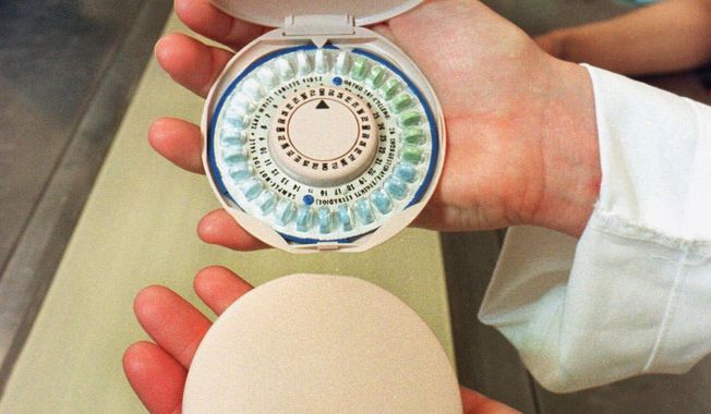 Contraceptive pills are shown in this undated file photo. On Feb. 7, 2017, the Parsemus Foundation announced it had conducted a successful animal trial of an injectable male contraceptive gel and that it hoped to begin human trials in the coming year. (AP Photo/Mike Derer, File)