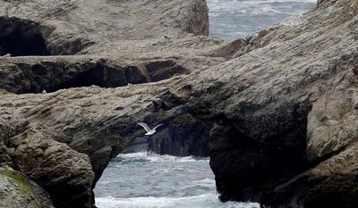 ** FILE ** This July 18, 2013, photo shows Arch Rock, one of the jewels of the newly protected coastline in Mendocino County near the town of Point Arena, Calif. (AP Photo/San Francisco Chronicle, Brant Ward)