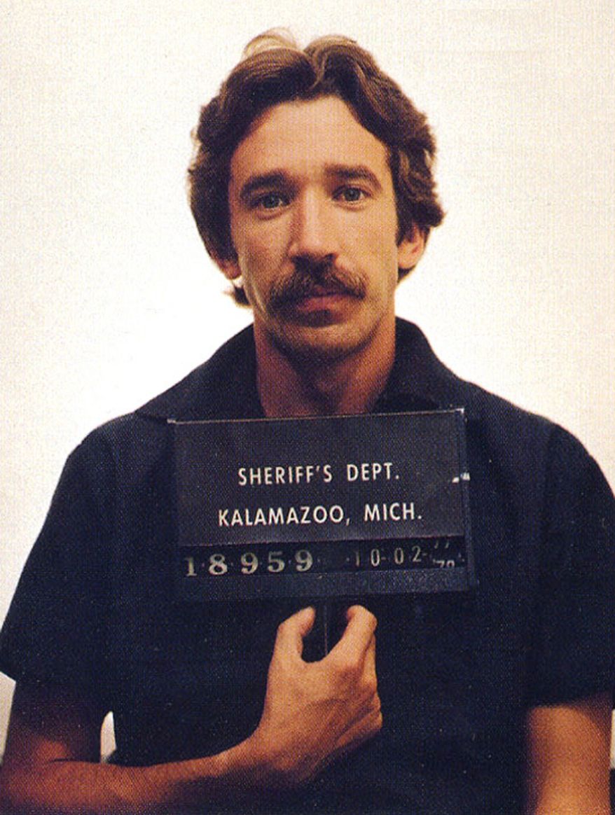 Actor Tim Allen is shown in this 1979 mugshot from the Kalamazoo, Mich. sheriff&#39;s department after being arrested for dealing cocaine. (AP Photo/ho)