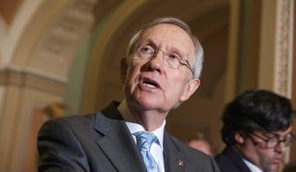 Senate Majority Leader Harry Reid&#39;s declaration that &quot;The border is secure&quot; signals congressional gridlock over tens of thousands of children and families who have surged across the border this year. (Associated Press)