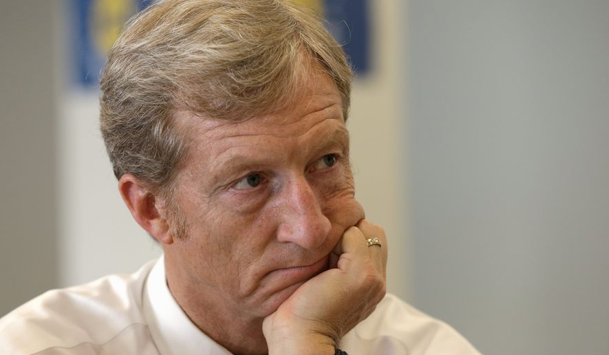 Tom Steyer, a former hedge fund manager who helped wealthy clients dodge taxes. (Associated Press)