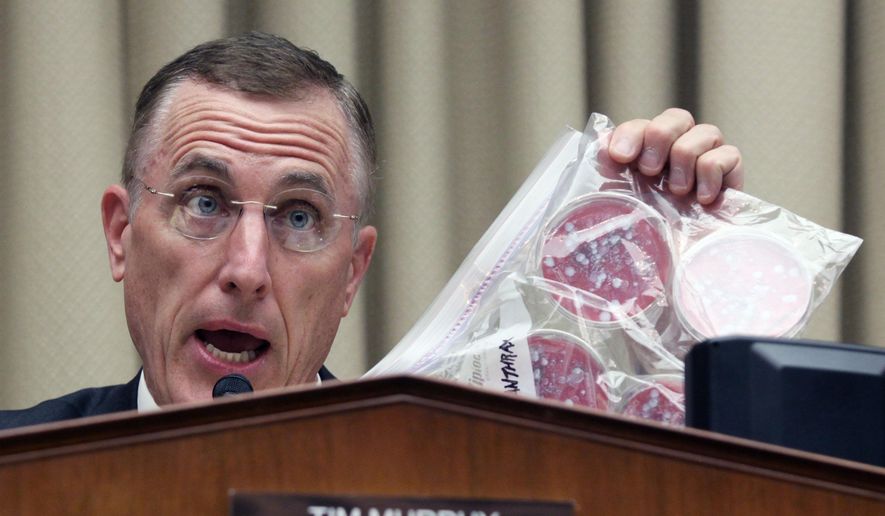  House Oversight and Investigations subcommittee Chairman Rep. Tim Murphy, R-Pa.. (AP Photo/Lauren Victoria Burke)