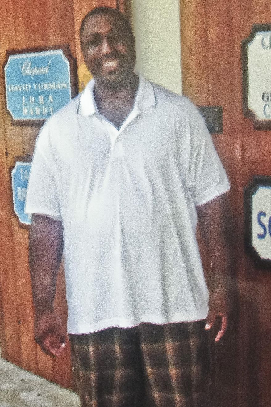 This undated family photo provided by the National Action Network, Saturday, July 19, 2014, shows Eric Garner. Garner was confronted by police trying to arrest him on suspicion of selling untaxed, loose cigarettes on a Staten Island sidewalk, authorities said. The 6-foot-3, 350-pound Garner became irate, denying the charges and refusing to be handcuffed before one of the officers placed him in what Police Commissioner William Bratton said appeared to be a chokehold, according to partial video of the encounter obtained by the New York Daily News. (AP Photo/Family photo via National Action Network)