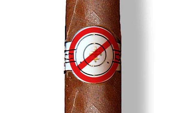 Illustration on FDA bans on certain types of cigars by Alexander Hunter/The Washington Times