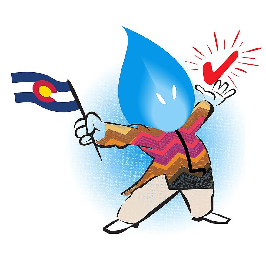 Illustration on potential Hispanic impact on Colorado energy production by Linas Garsys