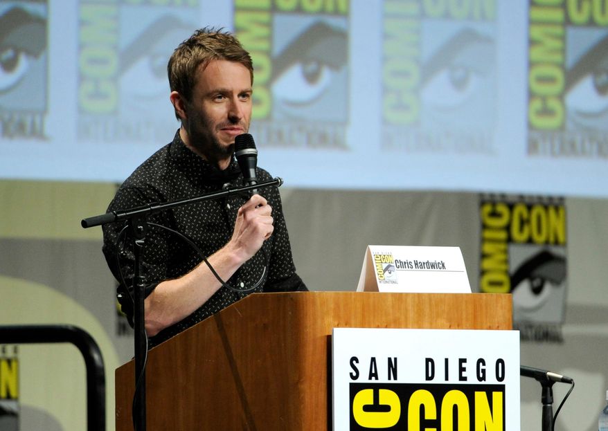 Chris Hardwick attends "The Walking Dead" panel on Day 2 of Comic-Con International on Friday, July 25, 2014, in San Diego in this file photo. (Photo by Chris Pizzello/Invision/AP) **FILE**
