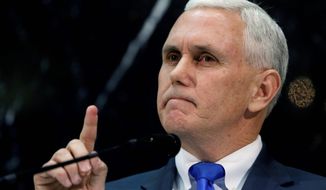 Indiana Gov. Mike Pence (Associated Press) **FILE**