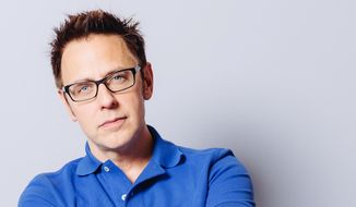 Hollywood director James Gunn poses for a portrait at Disney Studios during press day for &quot;Guardians of the Galaxy&quot; in Burbank, California, July 19, 2014. (Photo by Casey Curry/Invision/AP) ** FILE **