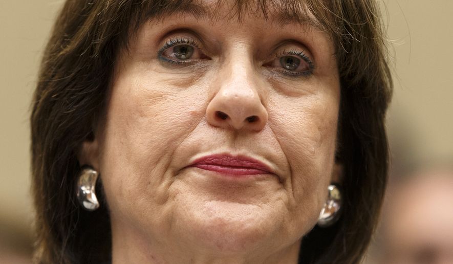 Former IRS senior executive Lois G. Lerner failed to stop her employees from political targeting and hid the bad behavior from her bosses for two years, the government says. (Associated Press/File)