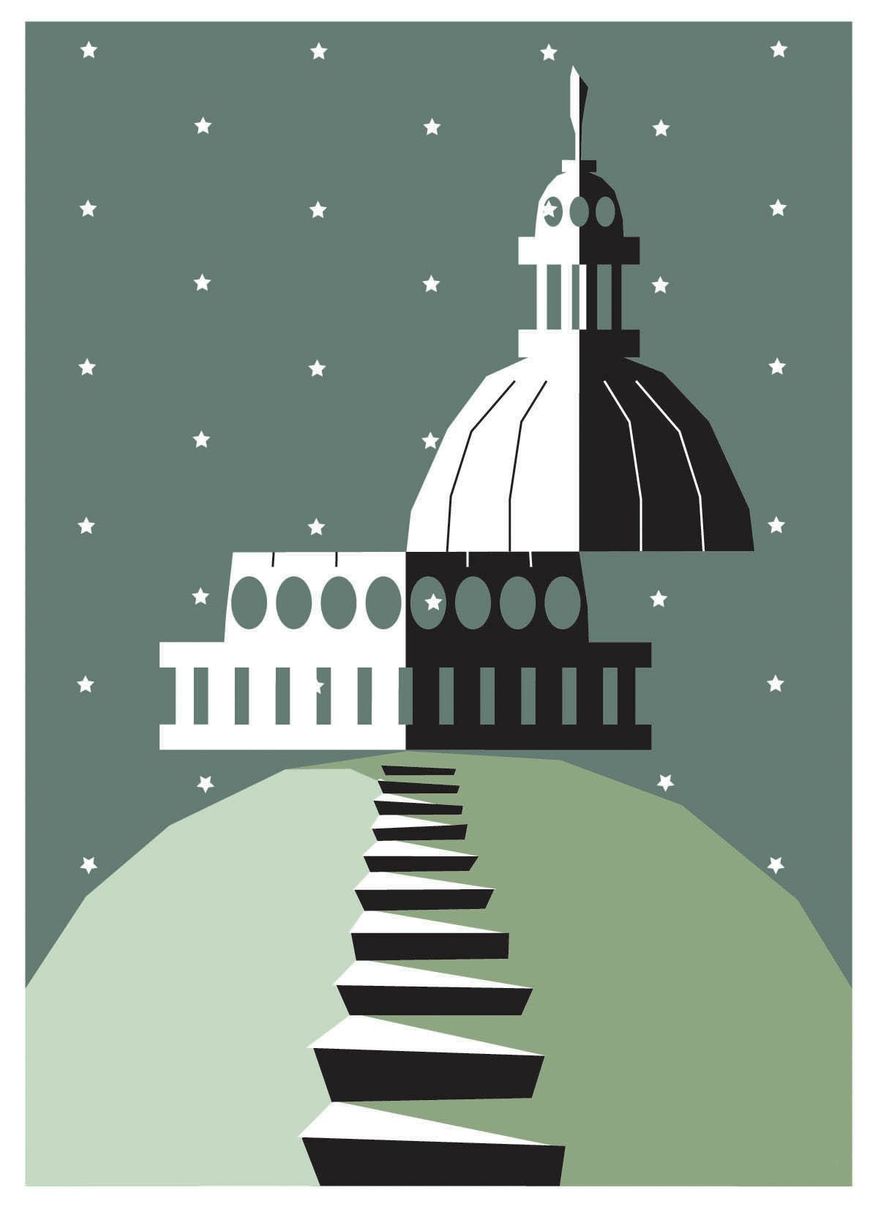 Illustration on the broken Senate by Nancy Ohanian/Tribune Content Agency