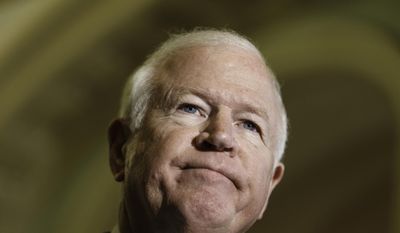 Senate Intelligence Committee Vice Chairman Sen. Saxby Chambliss, Georgia Republican, defended the CIA&#39;s use of enhanced interrogation techniques after 9/11.  (AP Photo/J. Scott Applewhite)