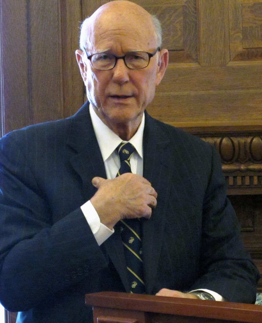 Incumbent Sen. Pat Roberts, a Kansas Republican, has faced a tough race against tea party-backed challenger Milton Wolf. (Associated Press)