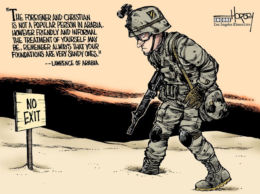 Illustration by David Horsey of the Los Angeles Times