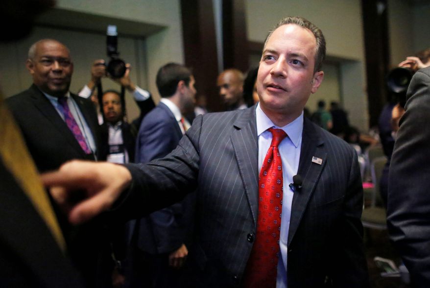 "I have been a longtime supporter of closed primaries to choose our candidates for office," said Chairman of the Republican National Committee Reince Priebus, "this is a position I have held for a long time and is consistent with the party's platform." (Associated Press)