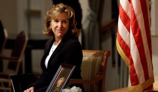 Sen. Kay R. Hagan of North Carolina has yet to have a piece of legislation named for her pass the Senate, a fact Republican opponent Thom Tillis points to as evidence she isn&#39;t helping voters. (Associated Press)