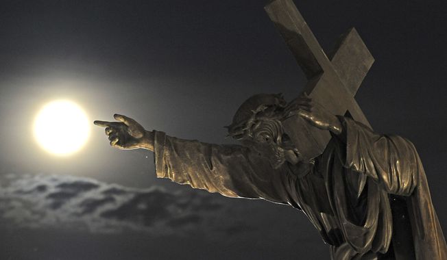 &quot;Christian involvement and concern for all things is rooted in their knowledge and love for Jesus Christ, whose life—before his birth and after his death—is perhaps the most political of anyone&#x27;s who has ever lived,&quot; writes Bethany Blankley.  (AP Photo/Alik Keplicz)