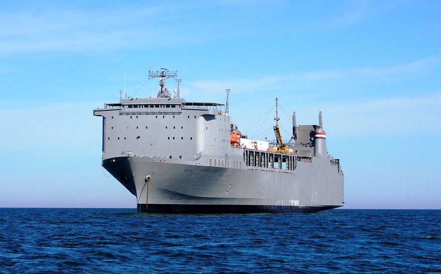 The determined military and civilian specialists aboard the specially fitted MV Cape Ray container ship have now destroyed three-fourths of the chemical weapons from Syria. (Department of Transportation)