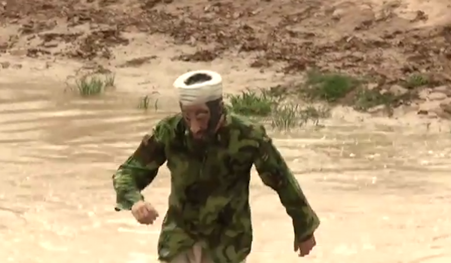 Investigative filmmaker James O&#x27;Keefe donned an Osama bin Laden mask and sneaked across the Rio Grande in his new media stunt meant to expose the vulnerabilities of the U.S.-Mexico border. (YouTube)