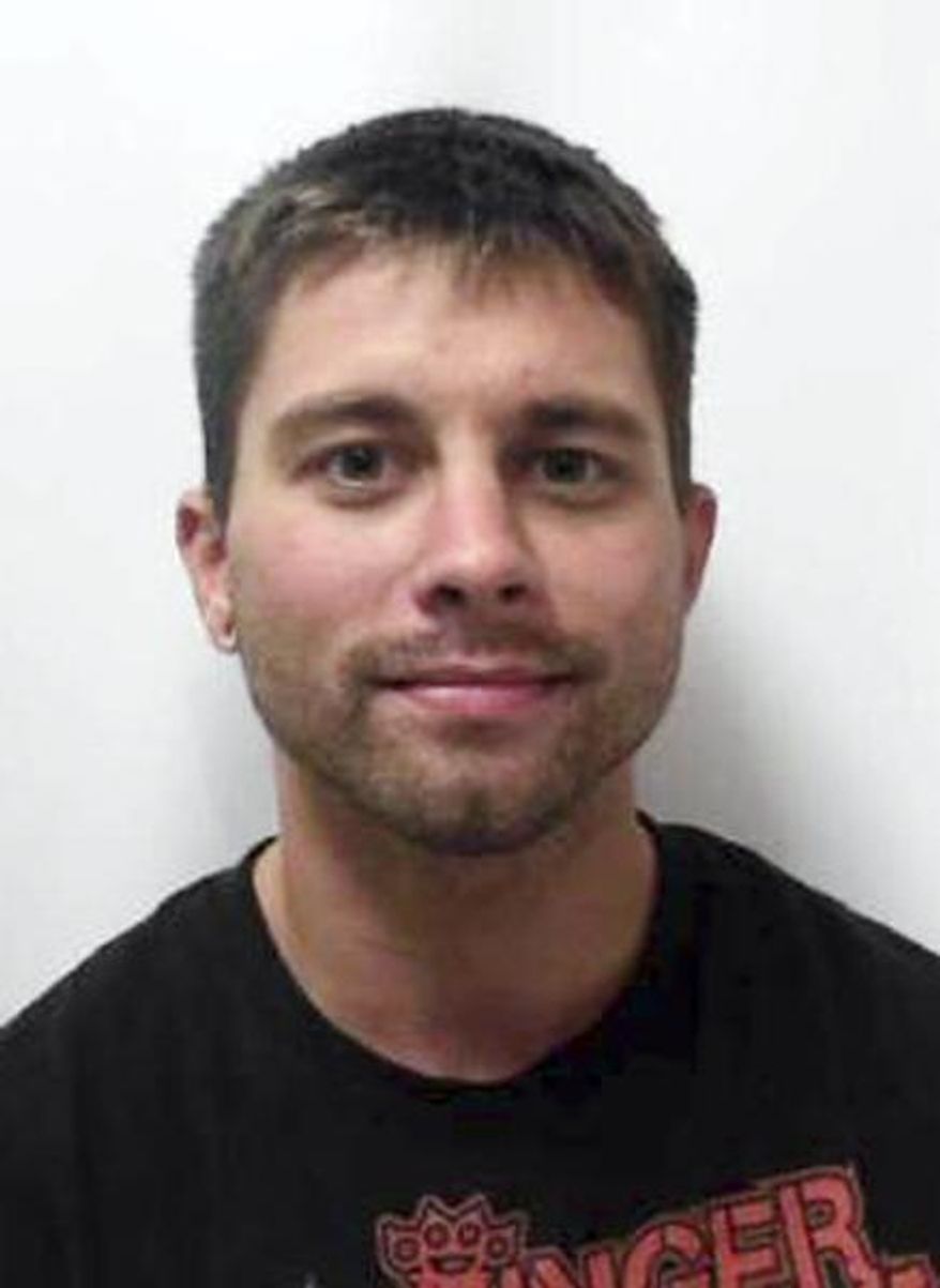 This photo provided by the Tri-County Jail in Mechanicsburg, Ohio, shows Zachary Butler. Butler has been arrested on murder charges after the assault and subsequent death of inmate David Piersol, on April 5, 2014. (AP Photo/Tri-County Jail)