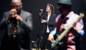 Multitalented singer-songwriter Josh Groban will perform with in concert with an orchestra at Wolf Trap National Park for the Performing Arts in Vienna on Tuesday and Wednesday. (Associated Press)
