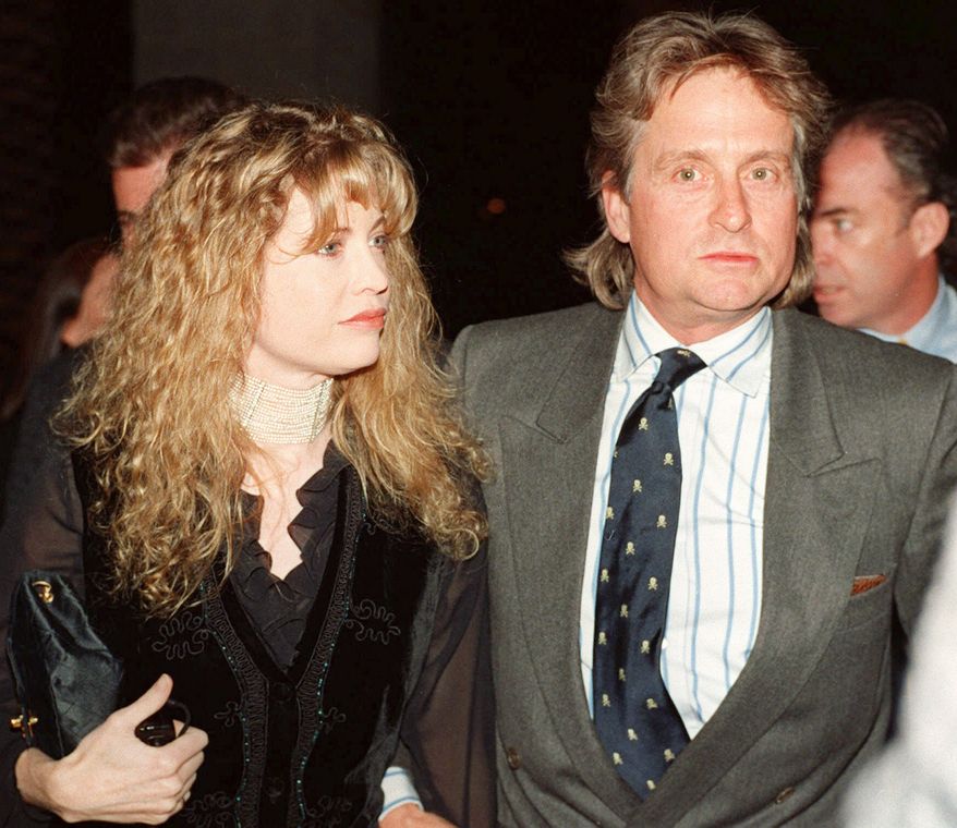 15. Diandra Douglas received $45 million after she split with Michael Douglas in 2000. FILE-Actor-director Michael Douglas and his wife Diandra arrive at the second Barbara Steisand concert at the MGM Grand Hotel in Las Vegas Jan.1,1994. (AP Photo/Reed Saxon)