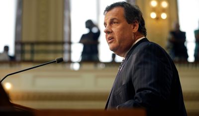 Lonely: New Jersey Gov. Chris Christie is the only potential Republican presidential contender to expand Medicaid in his state. (Associated Press)