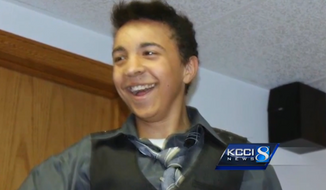 The eye donation from 16-year-old Alexander Betts Jr. was reportedly rejected because he was gay. (KCCI 8)