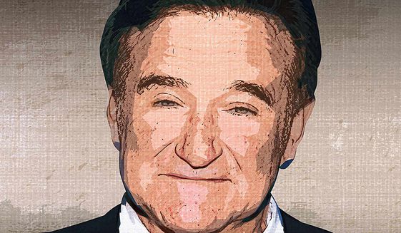 Robin Williams Portrait by Greg Groesch/The Washington Times