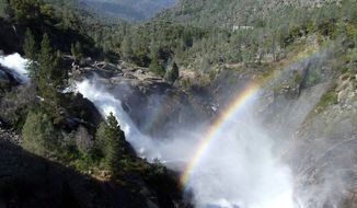 The Hetch Hetchy Valley was flooded in 1923 to provide Bay Area residents with water. Some say restoring the valley will allow other parts of the state to share in the wealth. (associated press)