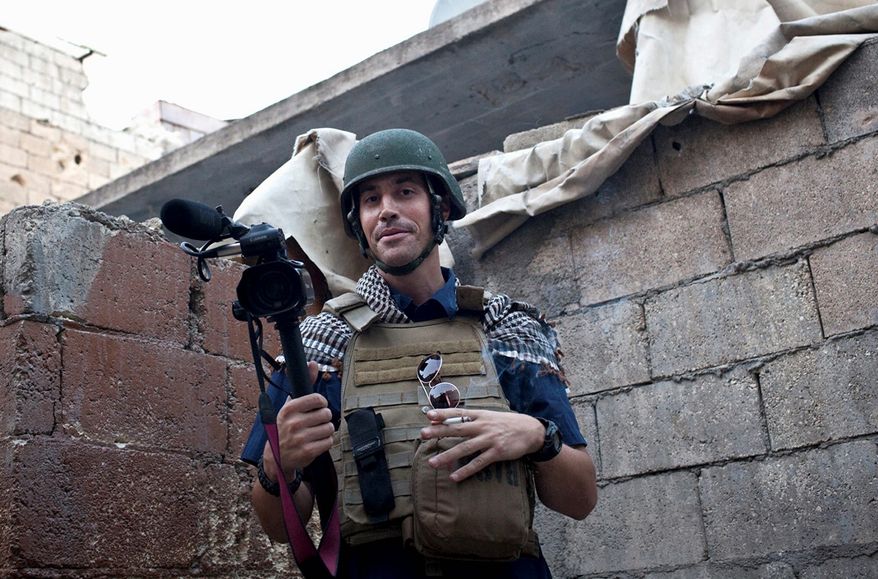 James Foley was dedicated to documenting the plight of ordinary Syrians in war-torn, Aleppo, his parents said. He gave his life in a horrifying act of revenge for U.S. airstrikes in Iraq. (Freejamesfoley.org via associated press)