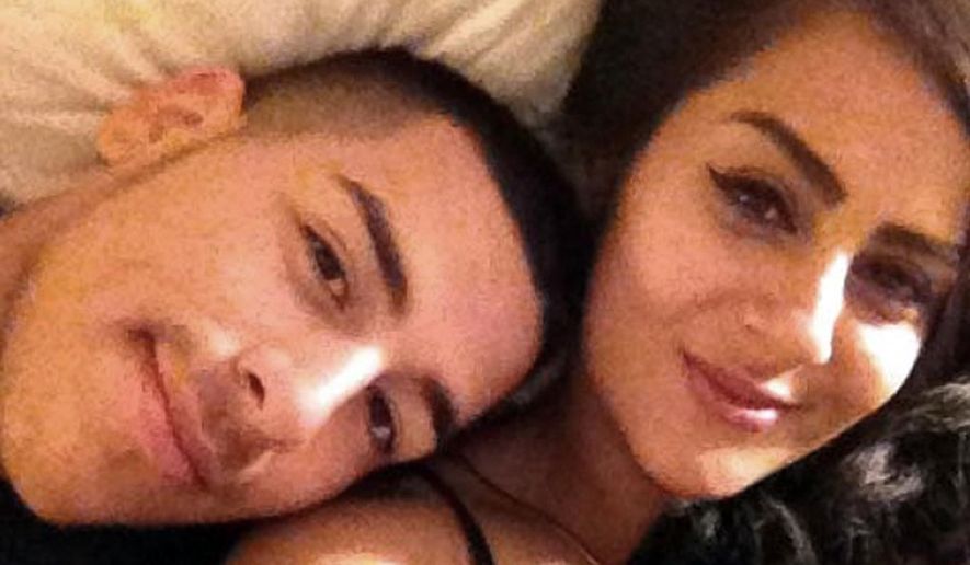 This undated photo provided by the Los Angeles County Sheriff's Department shows two people who appear in 'selfie' portraits found on the cloud account of a Southern California burglary victim. Deputy Joshua Dubin said investigators don’t know if they’re the burglars but they sure are “persons of interest.” Dubin says a Santa Clarita, Calif., woman returned home on July 30, 2014, to discover thieves apparently had broken into her home and ransacked the place, taking cash and electronics, including either her cellphone or tablet. A few days later the woman logged into her cloud computer account and saw photos taken after the burglary of a man and woman she didn’t know. Dubin says investigators want to find them and determine whether they might have bought stolen property, or perhaps swiped it themselves. (AP Photo/Los Angeles County Sheriff's Department)