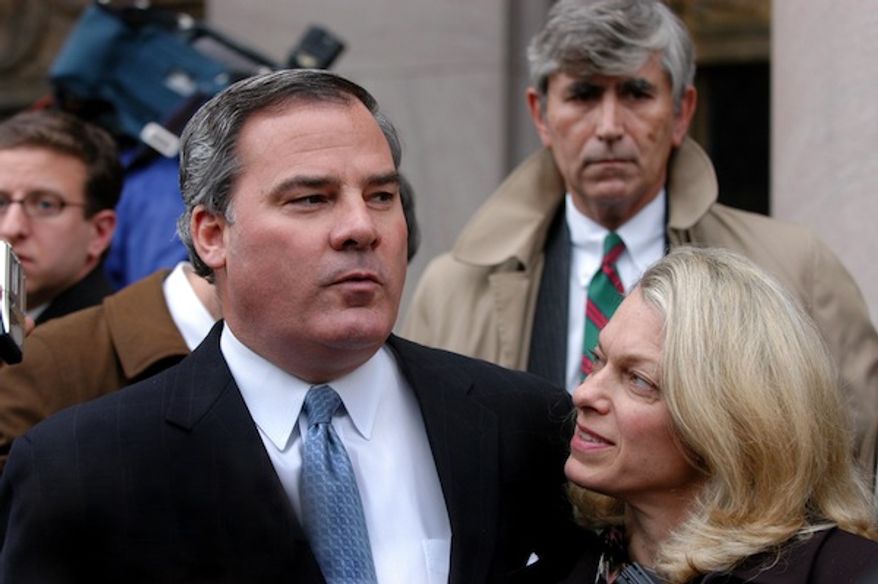 Former Connecticut Gov. John Rowland served a year in federal prison after pleading guilty in 2004 to a corruption-related charge. (Associated Press)