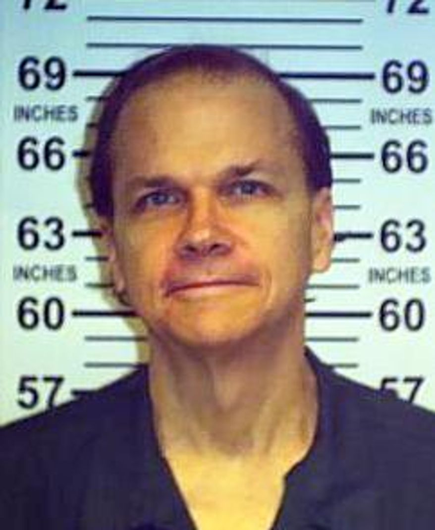 This June 1, 2013 photo provided by the New York State Department of Corrections shows Mark David Chapman at the Wende Correctional Facility in Alden, N.Y. Chapman, who killed John Lennon in 1980, was denied release from prison in his eighth appearance before a parole board, New York corrections officials said Friday, Aug. 22, 2012. Chapman shot Lennon in December 1980 outside the Manhattan apartment building where the former Beatle lived. He was sentenced in 1981 to 20 years to life in prison after pleading guilty to second-degree murder. (AP Photo/New York State Department of Corrections)