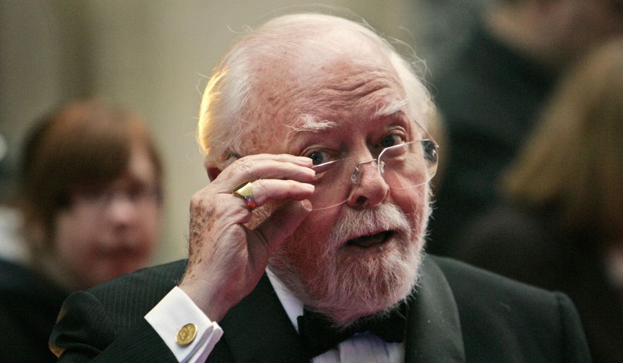 Acclaimed actor and Oscar-winning director Richard Attenborough, whose film career spanned 60 years, died on Sunday. He was 90. (AP Photo/Lefteris Pitarakis, File)