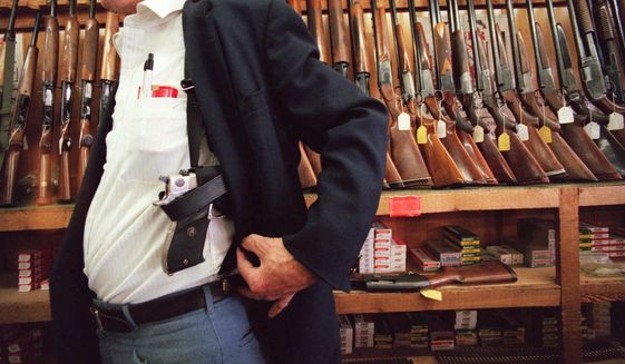 Gun owners said the D.C. ban on concealed carry was so restrictive that most law-abiding citizens would be unable to obtain permits. (Associated Press/File)