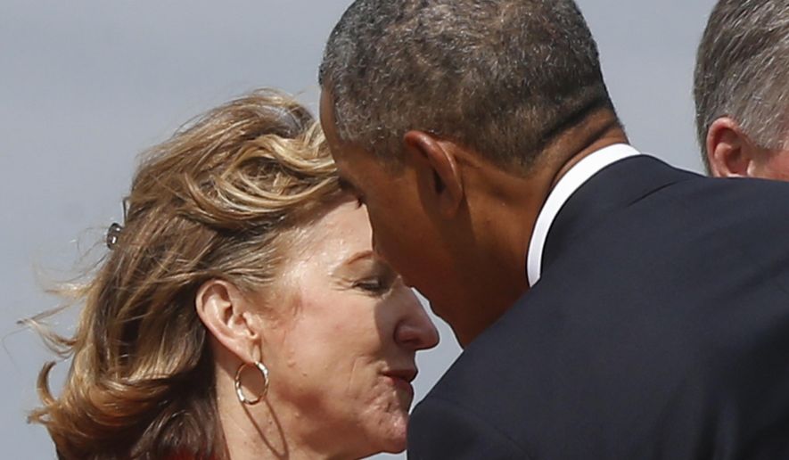 Image result for Kay Hagan and the Obama's