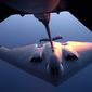Three B-2 bombers completed a tour of duty in Guam this week, as tensions remained high between the U.S. and China. (Department of Defense via Associated Press)