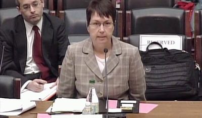 Angela Martin is questioned by Congressman Patrick T. McHenry, Chairman of the Oversight and Investigations Subcommittee, about the alleged discrimination and retaliation she faced at the CFPB. (youtube)