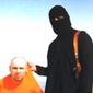 This still image from an undated video released by Islamic State militants on Tuesday, Aug. 19, 2014, purports to show journalist Steven Sotloff being held by the militant group. The Islamic State group has threatened to kill Sotloff if the United States doesn&#39;t stop its strikes against them in Iraq. Sotloff&#39;s mother, Shirley Sotloff, pleaded for his release Wednesday, Aug. 27, 2014, in a video message aimed directly at his captors that aired on the Al-Arabiya television network. (AP Photo)