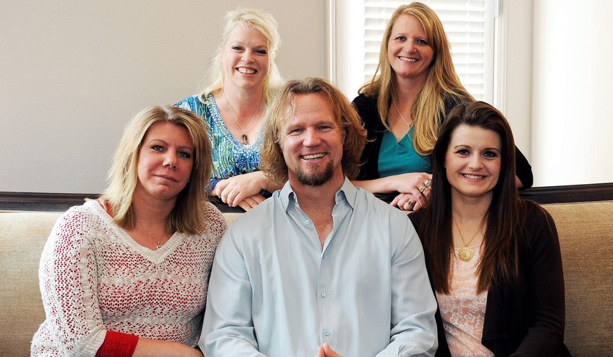 Kody Brown and his four wives sued Utah in 2011 after a county prosecutor threatened to charge them under the state&#39;s bigamy law. A federal judge in Utah this week issued a final ruling that strikes down parts of the state&#39;s anti-polygamy law. (Associated Press) ** FILE **