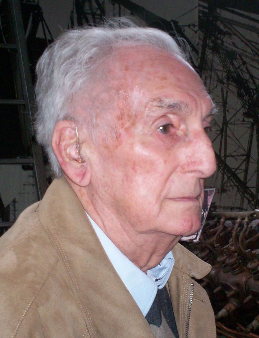 The undated photo provided by John Provan shows Werner Franz, the last surviving crew member of the Hindenburg airship disaster 77 years ago. Franz died Aug. 13 in Frankfurt, Germany. Franz was a cabin boy on the Hindenburg, making three journeys to South America and one to North America before the disaster. (AP Photo/dpa, John Provan)