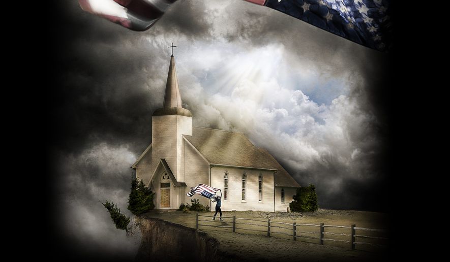 &quot;One Generation Away, a feature-length documentary, explores the erosion of religious freedom in America - and debuted in a church. (Image from EchoLight Studios)