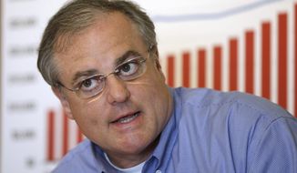 In this file photo taken May 29, 2014, Democratic U.S. Sen. Mark Pryor participates in a Little Rock, Ark., news conference. (AP Photo/Danny Johnston, File)