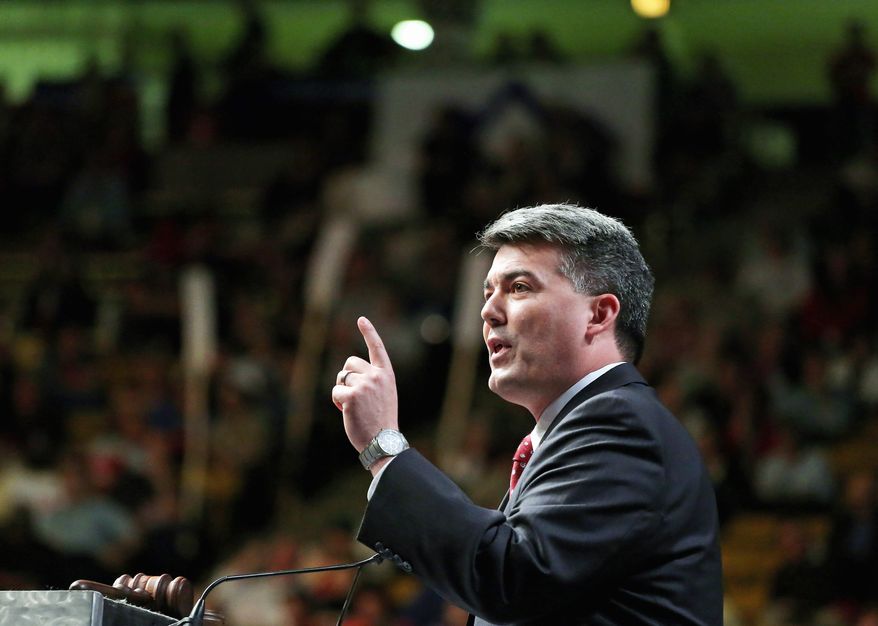 Rep. Cory Gardner, a Republican Senate candidate in Colorado, wants to see birth control pills handed out over the counter. (Associated Press)