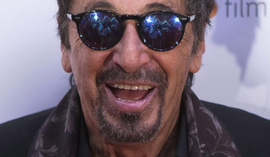Al Pacino arrives on the red carpet at the 3rd Annual Charity Gala during the 2014 Toronto International Film Festival in Toronto on Wednesday, Sept. 3, 2014. (AP Photo/The Canadian Press, Chris Young)
