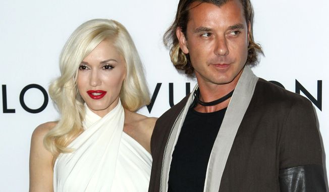 FILE - In this June 4, 2013 file photo, Gavin Rossdale, right, and Gwen Stefani arrive at the LA premiere of &amp;quot;The Bling Ring&amp;quot; in Los Angeles.  Stefani is a panelist on the singing competition series, &amp;quot;The Voice.&amp;quot; Rossdale was the &amp;quot;coach&amp;quot; brought in to give advice to members of Stefani&#x27;s team of aspiring singers, which starts its new season on Sept. 22. Rossdale was the lead singer of the British rock band Bush. (Photo by Matt Sayles/Invision/AP, File)
